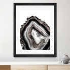 Agate Rose Gold Glitter Glam #4 #gem #decor #art by Anita & Bella Jantz on GIANT ART - gray photo illustration