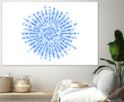 Superposition 2 by Marco Bagni on GIANT ART - blue digital drawing