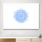 Superposition 2 by Marco Bagni on GIANT ART - blue digital drawing