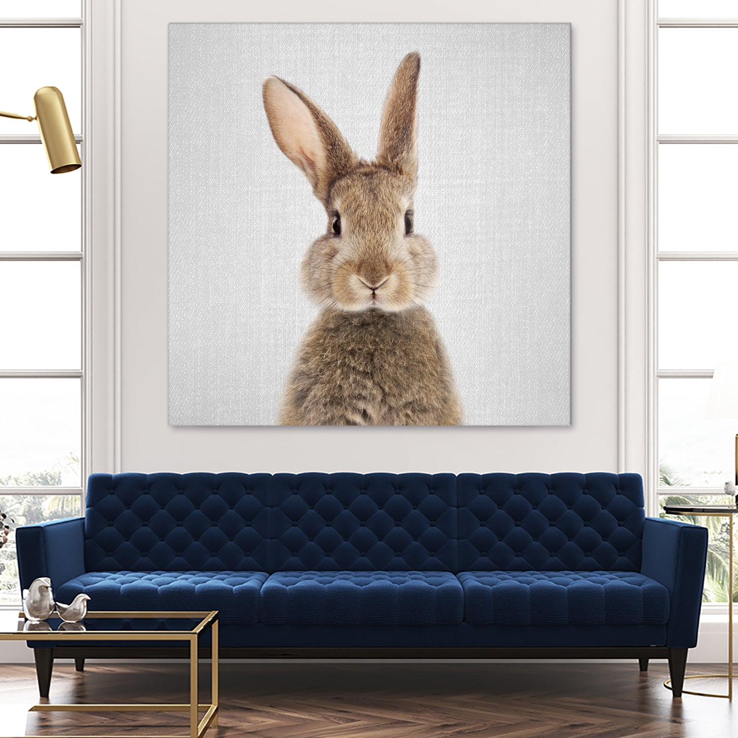 Rabbit - Colorful by Gal Pittel on GIANT ART - brown photo manipulation