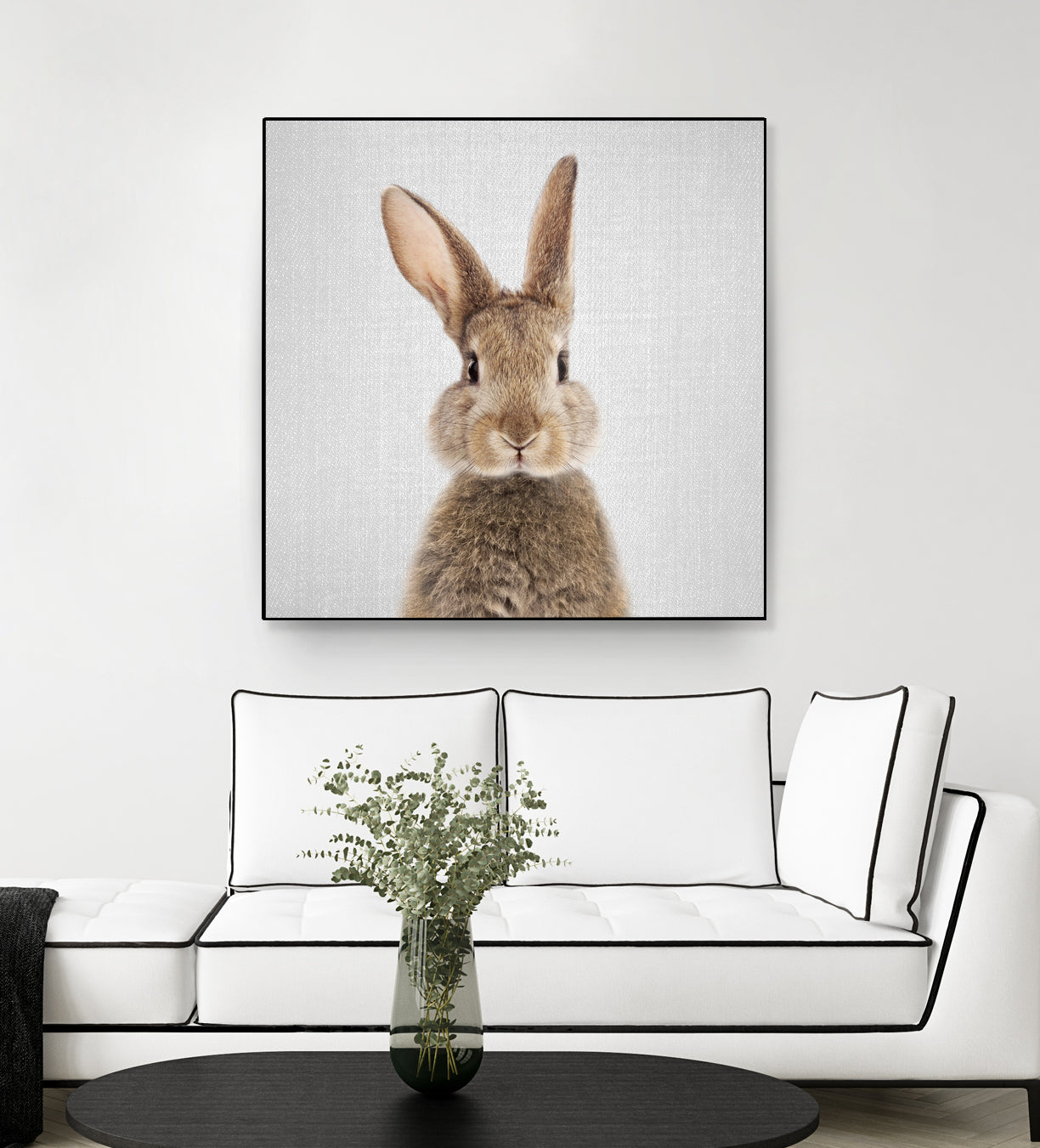 Rabbit - Colorful by Gal Pittel on GIANT ART - brown photo manipulation