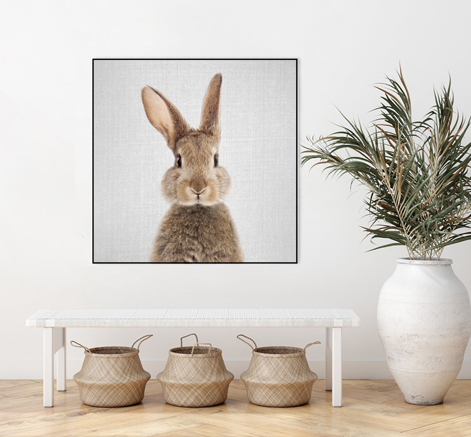 Rabbit - Colorful by Gal Pittel on GIANT ART - brown photo manipulation