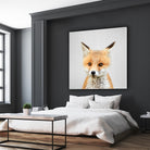 Baby Fox - Colorful by Gal Pittel on GIANT ART - orange photo illustration