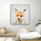 Baby Fox - Colorful by Gal Pittel on GIANT ART - orange photo illustration