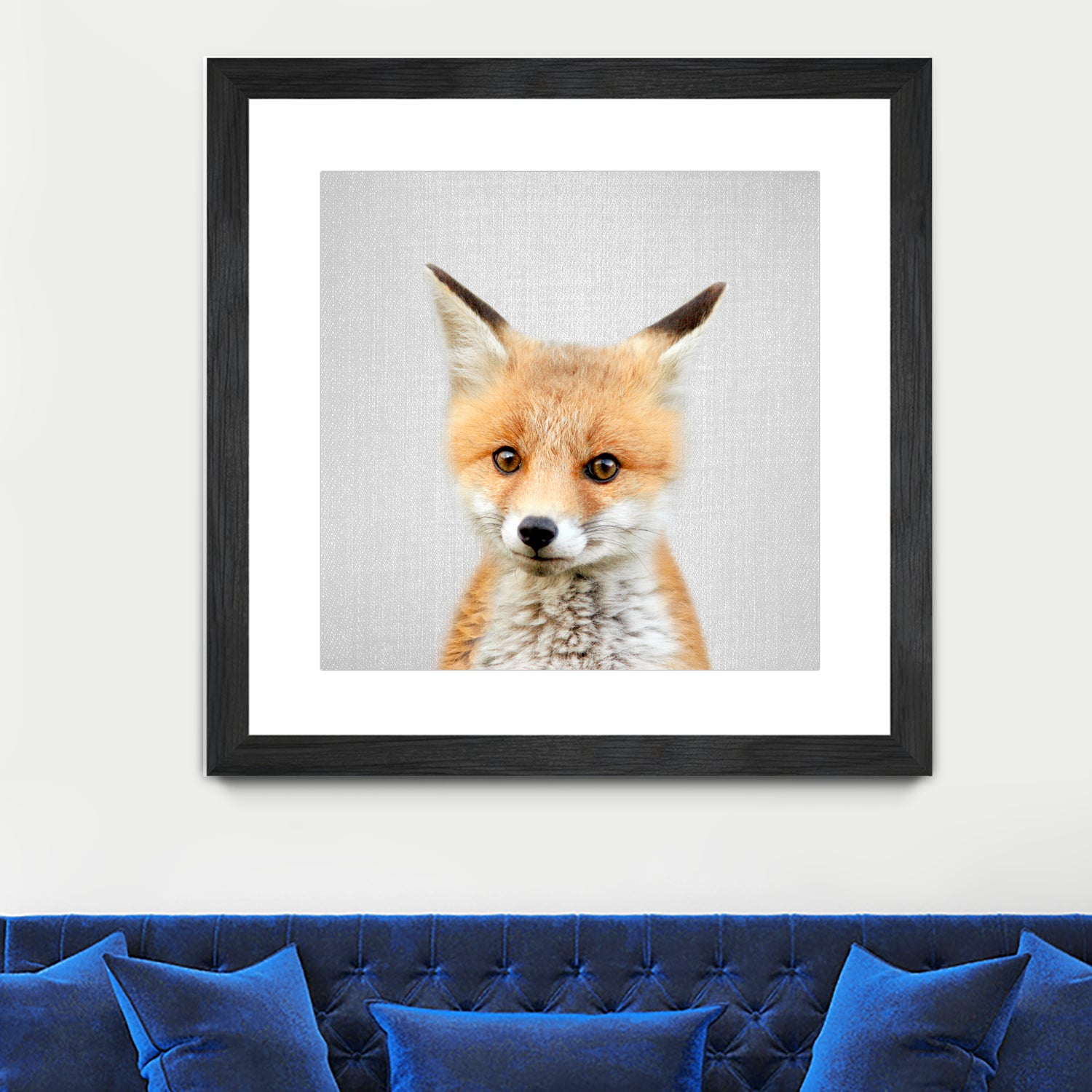 Baby Fox - Colorful by Gal Pittel on GIANT ART - orange photo illustration