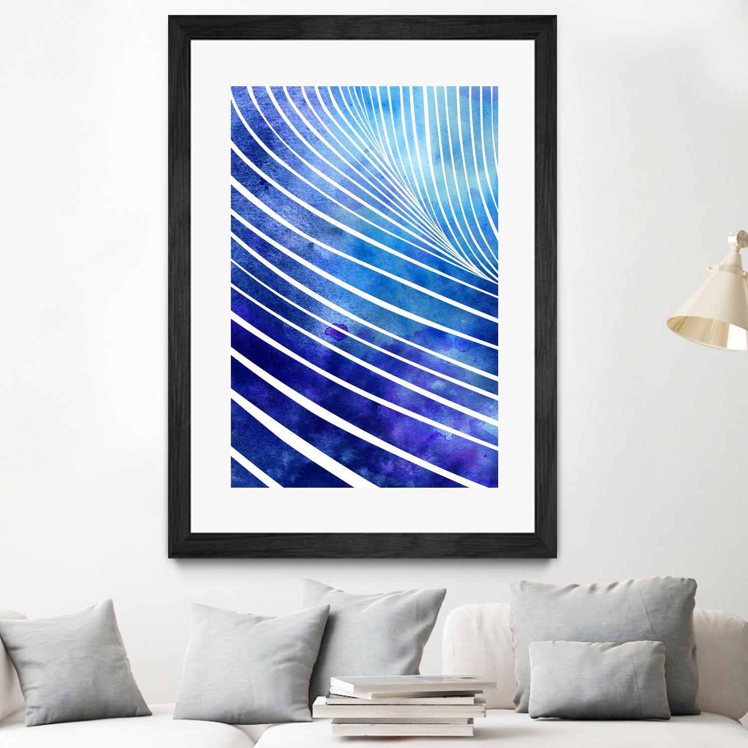 Tide XIV by Stevyn Llewellyn on GIANT ART - blue digital painting