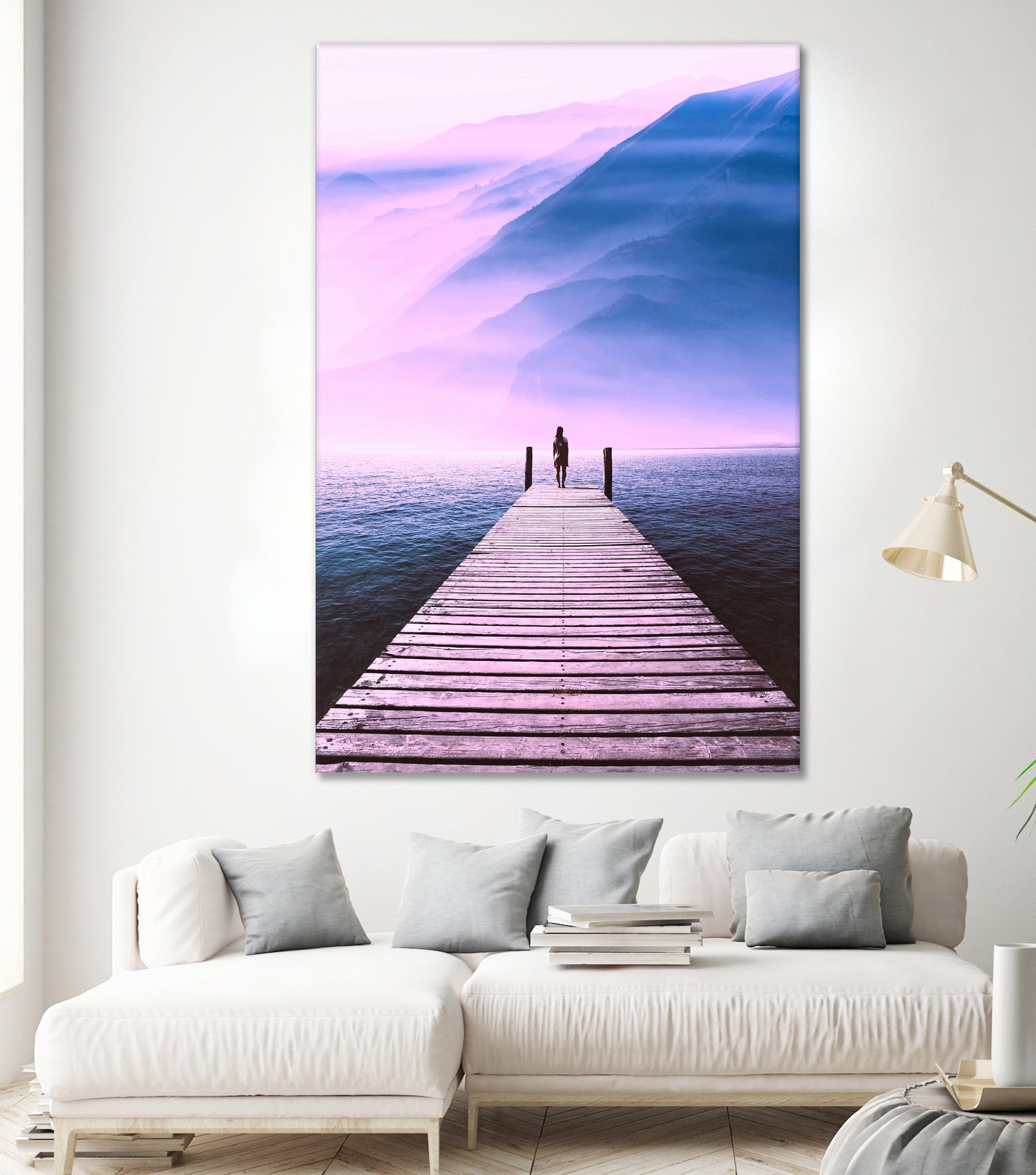 The Bridge of Freedom by GEN Z by Rigaud Mickaël on GIANT ART - fuchsia photo illustration