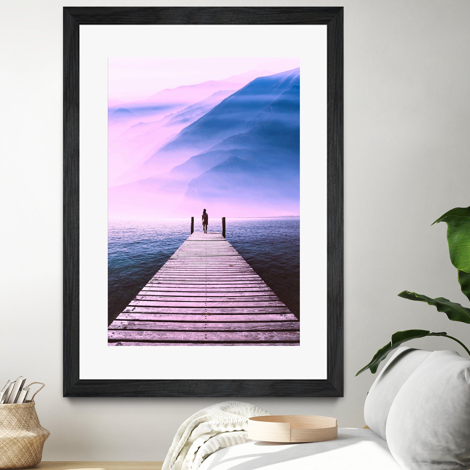 The Bridge of Freedom by GEN Z by Rigaud Mickaël on GIANT ART - fuchsia photo illustration