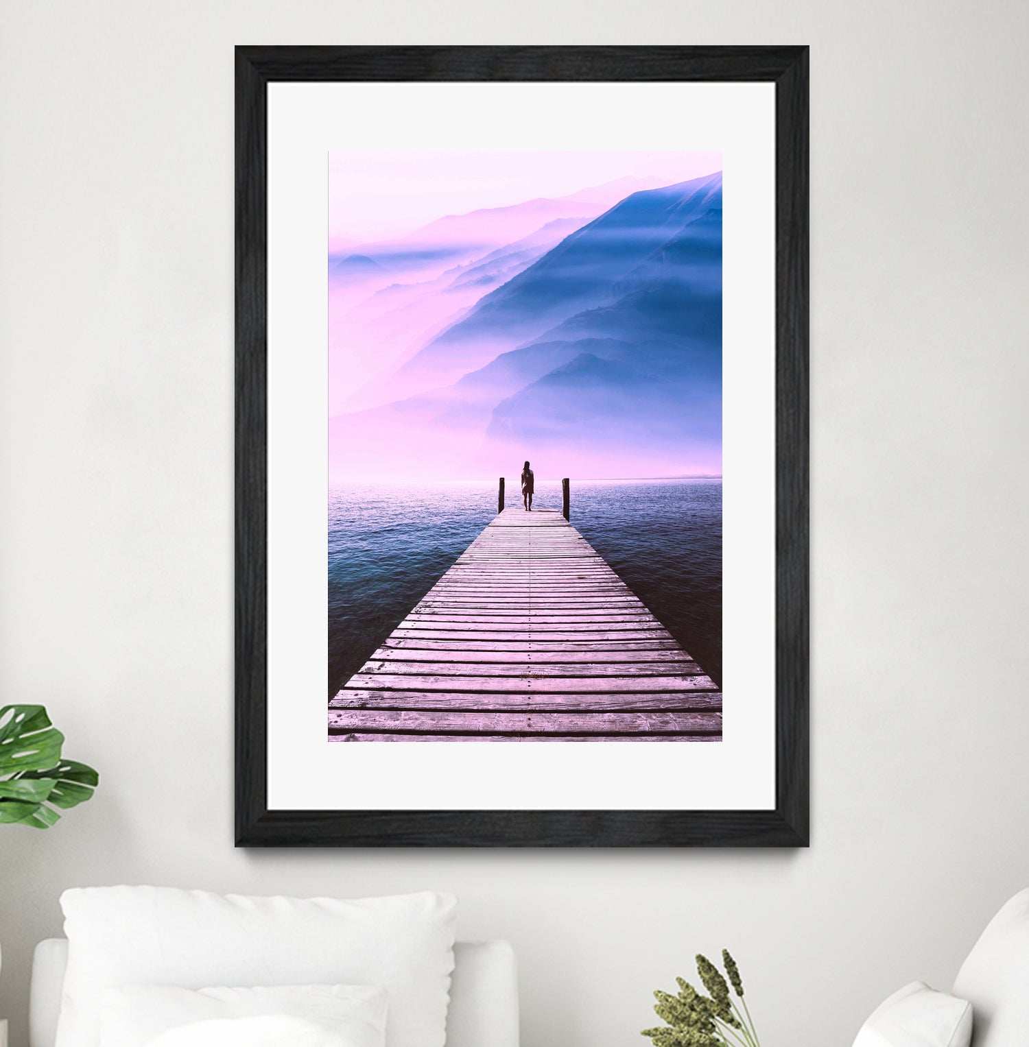 The Bridge of Freedom by GEN Z by Rigaud Mickaël on GIANT ART - fuchsia photo illustration