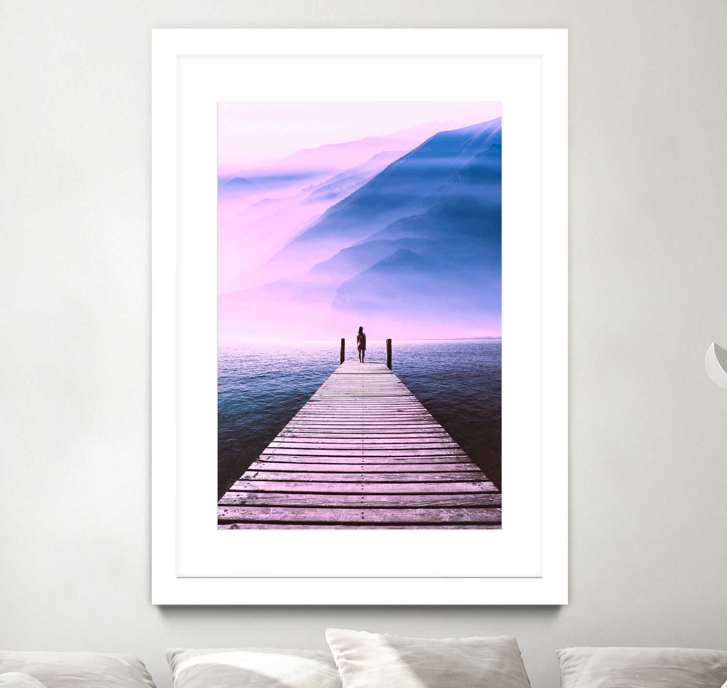 The Bridge of Freedom by GEN Z by Rigaud Mickaël on GIANT ART - fuchsia photo illustration