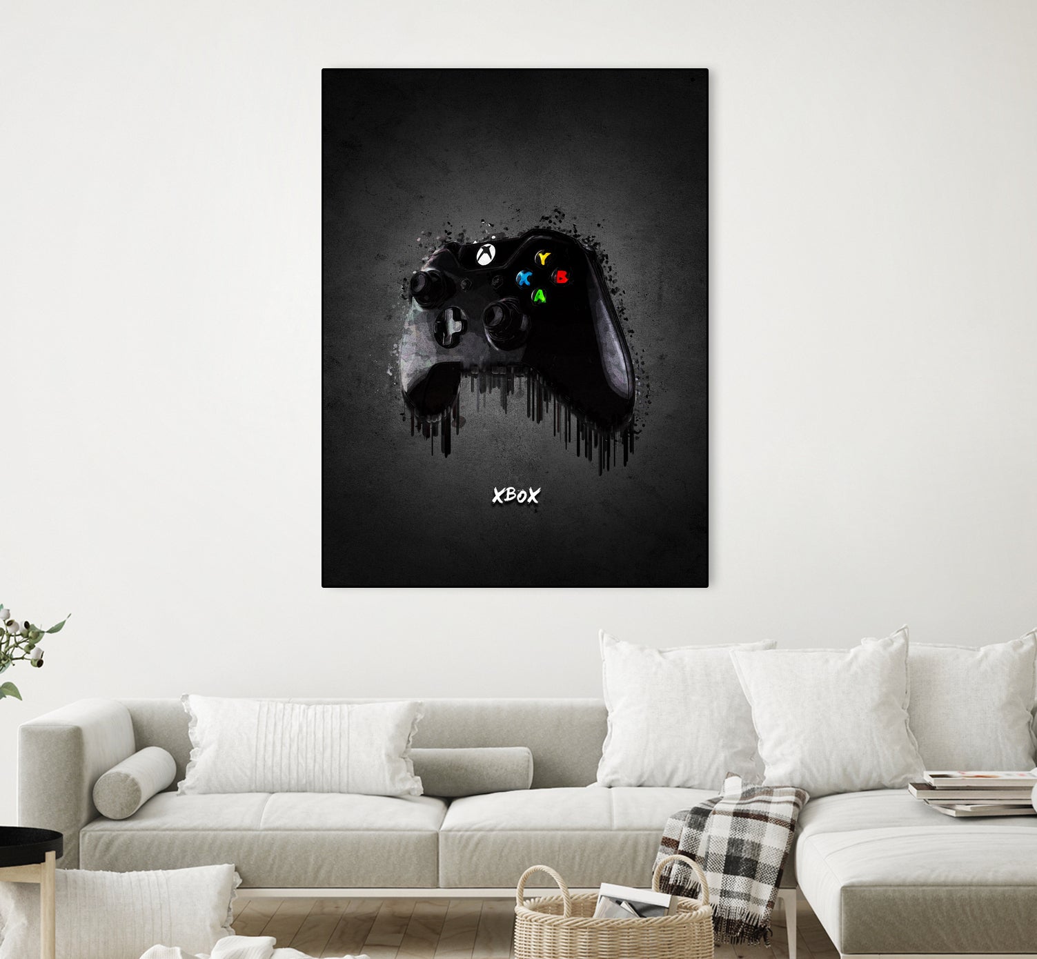 xbox joystick by Gabriel Fernando on GIANT ART - black game design