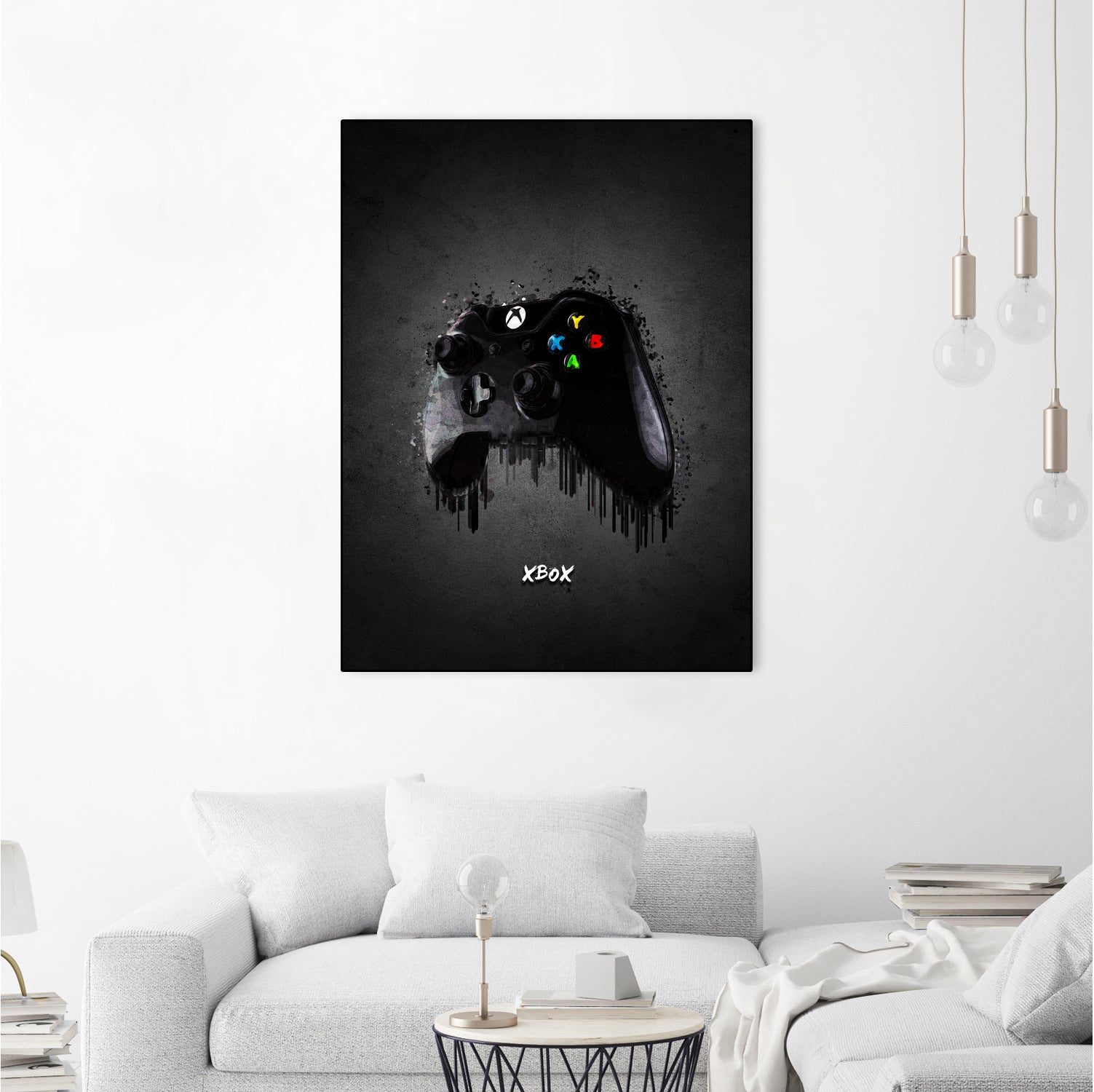 xbox joystick by Gabriel Fernando on GIANT ART - black game design