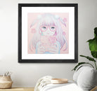 Gamer Girl 4 by Kaoru Hasegawa on GIANT ART - pink mixed media