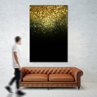 Sparkling Gold Glitter Glam #1 #shiny #decor #art by Anita & Bella Jantz on GIANT ART - yellow photo manipulation