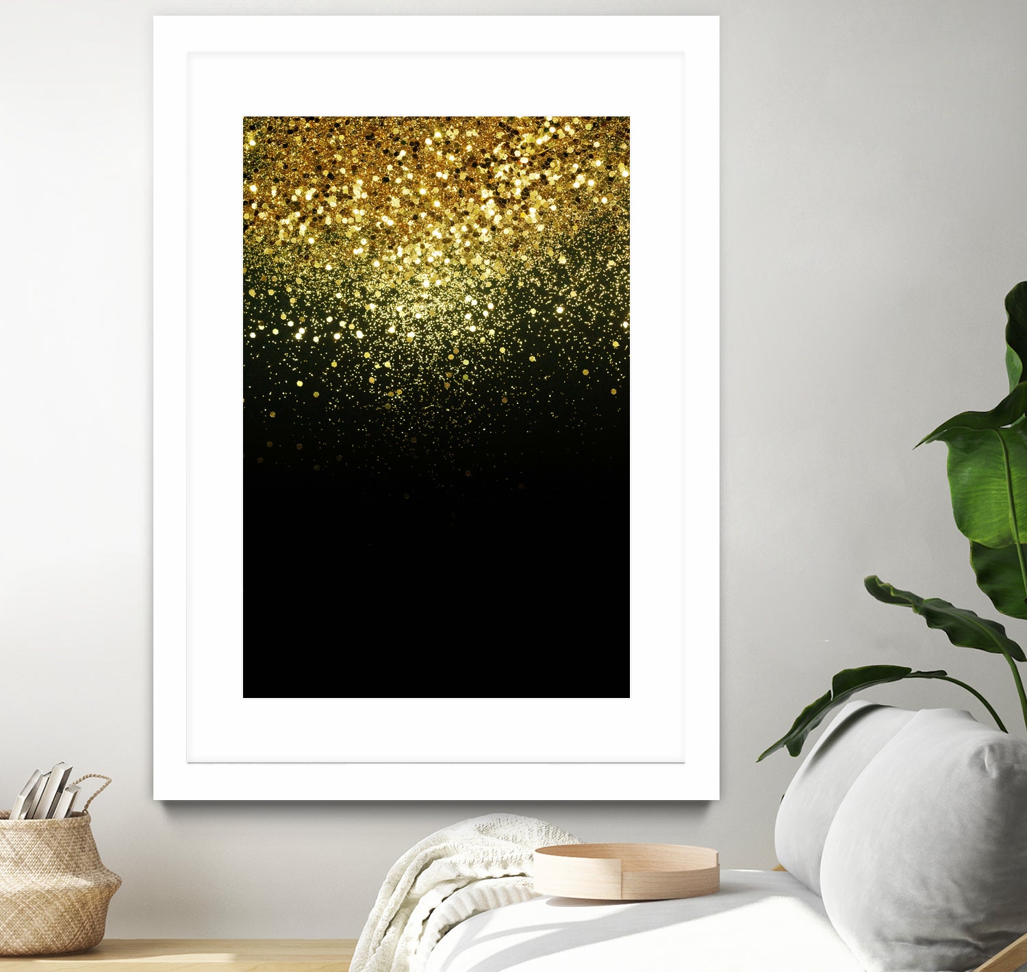 Sparkling Gold Glitter Glam #1 #shiny #decor #art by Anita & Bella Jantz on GIANT ART - yellow photo manipulation