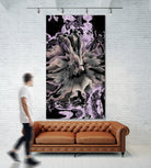 marble glitchy flower by Haris Kavalla on GIANT ART - gray photo illustration