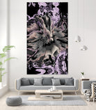 marble glitchy flower by Haris Kavalla on GIANT ART - gray photo illustration