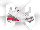 Air Jordan 03s by Francesco Scura on GIANT ART - red digital painting