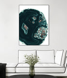 Malachite with Rose Gold Glitter #1 #shiny #gem #decor #art by Anita & Bella Jantz on GIANT ART - green photo illustration