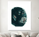 Malachite with Rose Gold Glitter #1 #shiny #gem #decor #art by Anita & Bella Jantz on GIANT ART - green photo illustration