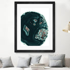 Malachite with Rose Gold Glitter #1 #shiny #gem #decor #art by Anita & Bella Jantz on GIANT ART - green photo illustration