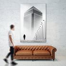 Alone In The City by GEN Z by Rigaud Mickaël on GIANT ART - gray photo illustration