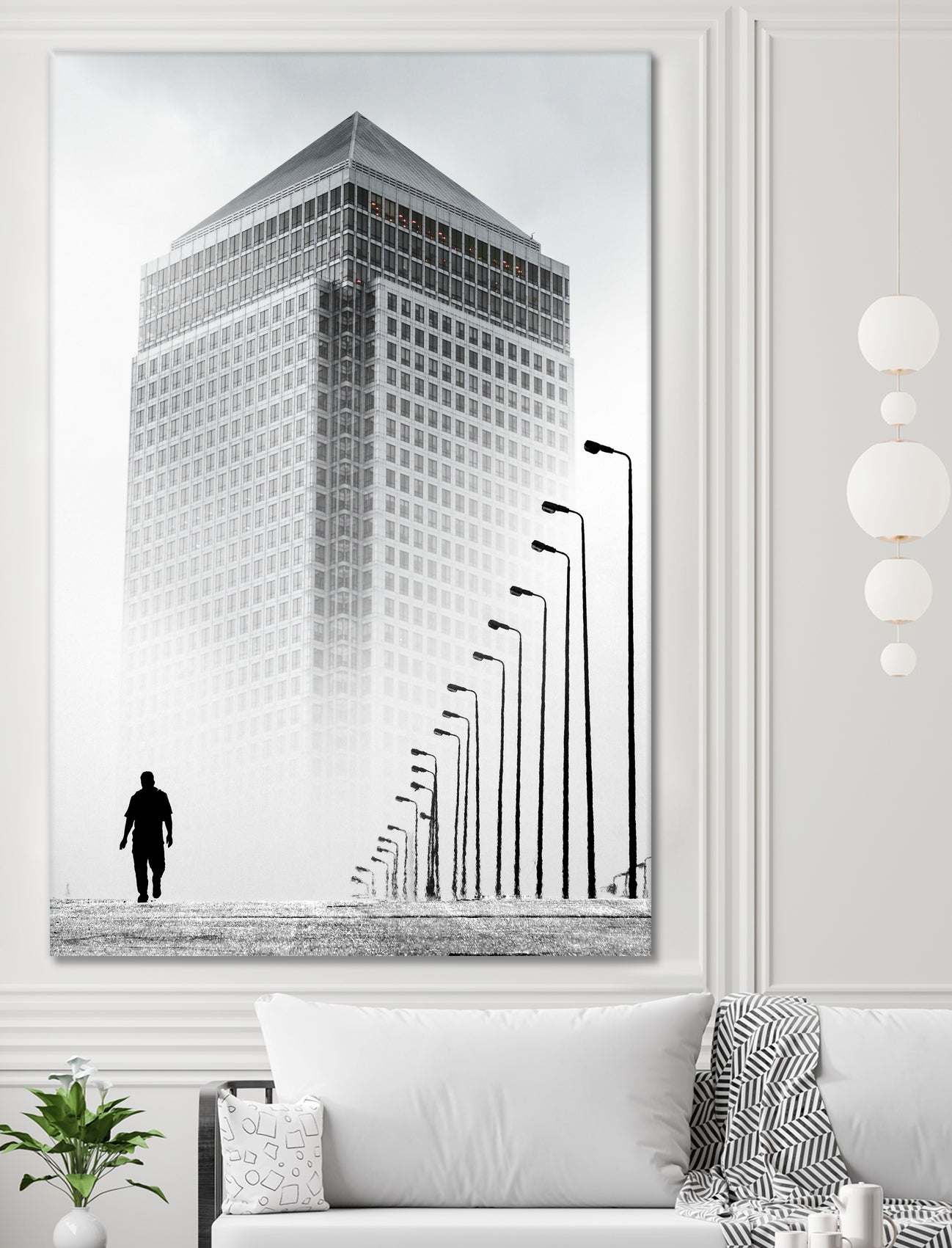 Alone In The City by GEN Z by Rigaud Mickaël on GIANT ART - gray photo illustration