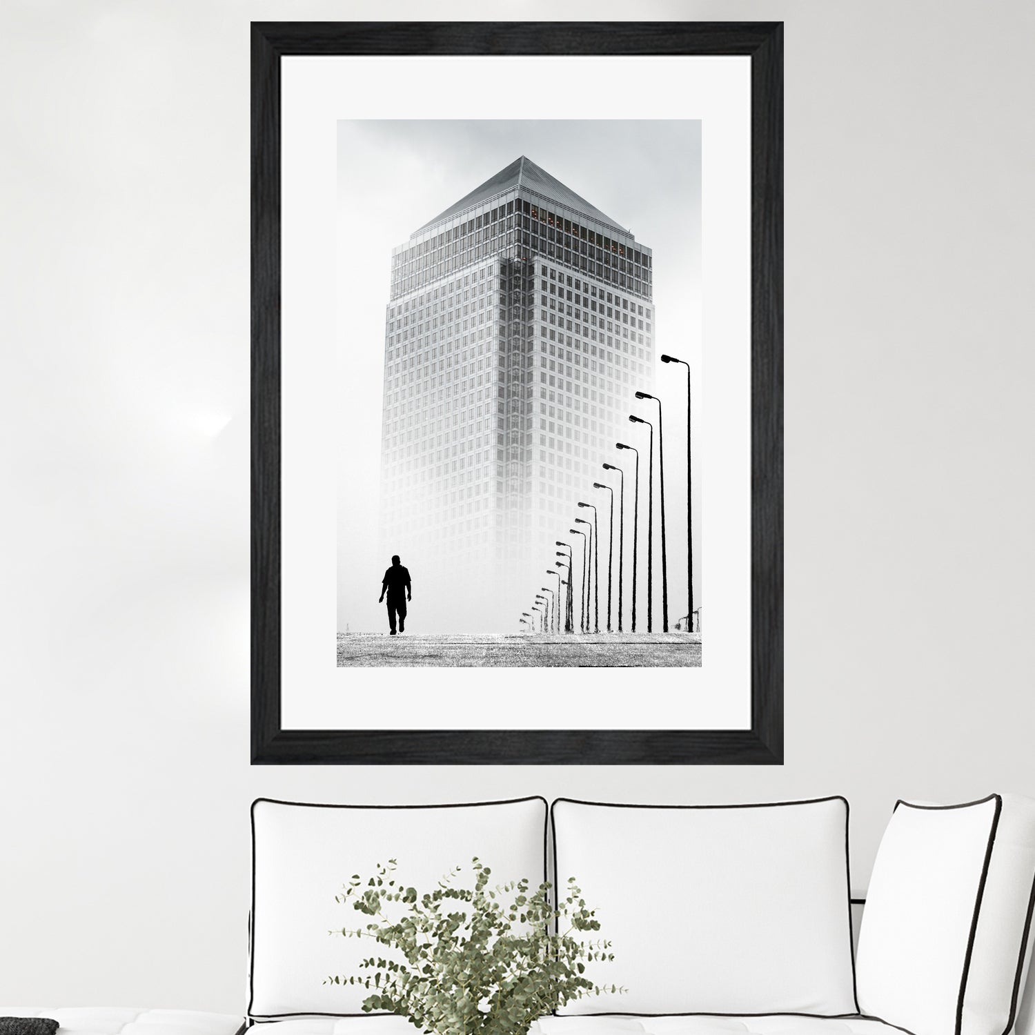 Alone In The City by GEN Z by Rigaud Mickaël on GIANT ART - gray photo illustration