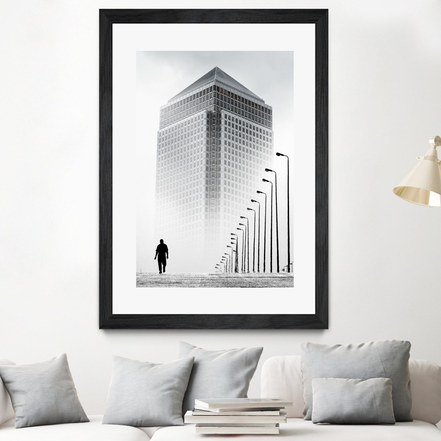 Alone In The City by GEN Z by Rigaud Mickaël on GIANT ART - gray photo illustration