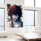 DEATHNOTE L and light by MCAshe 24 on GIANT ART - gray digital painting