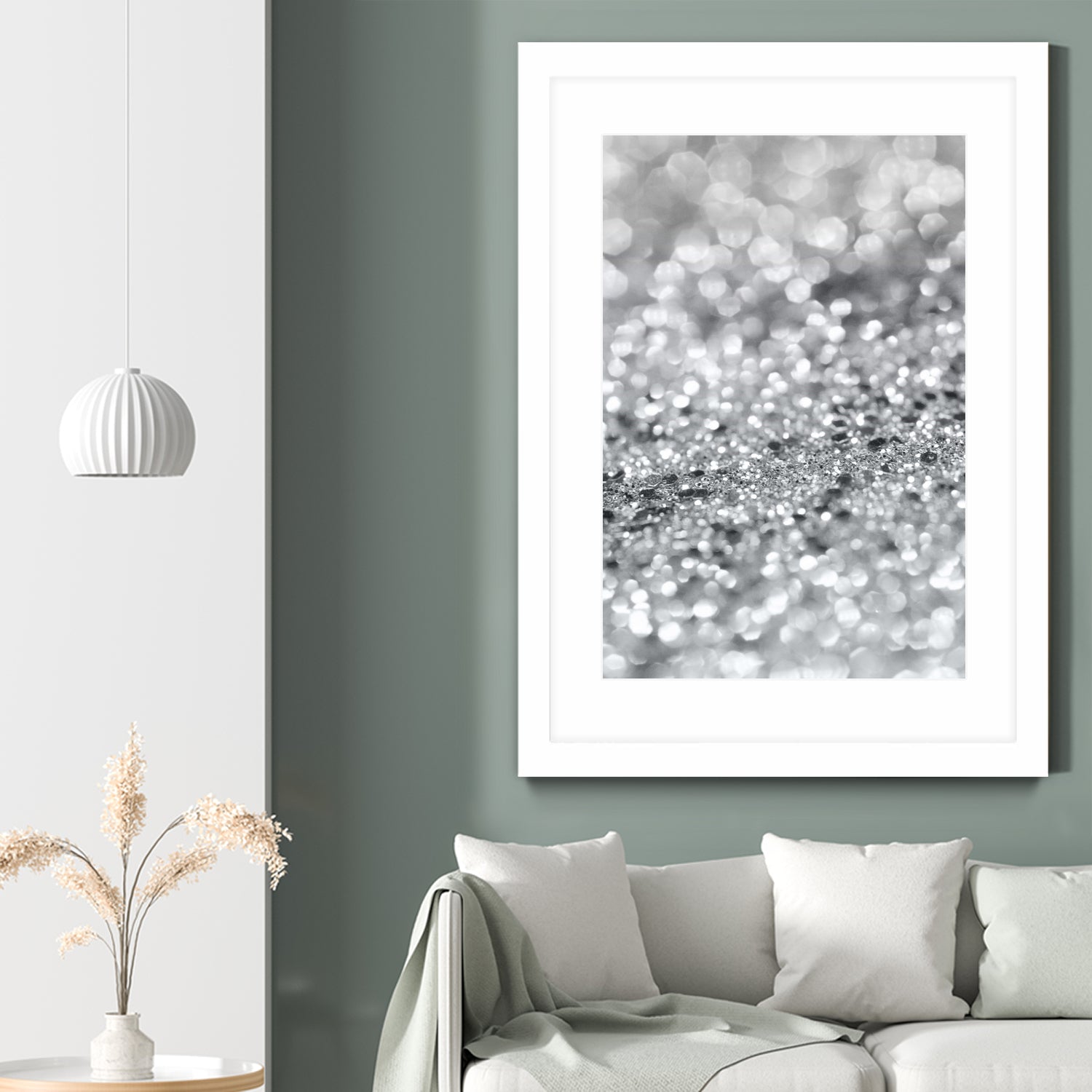 Silver Gray Lady Glitter #1 #shiny #decor #art by Anita & Bella Jantz on GIANT ART - gray photo manipulation