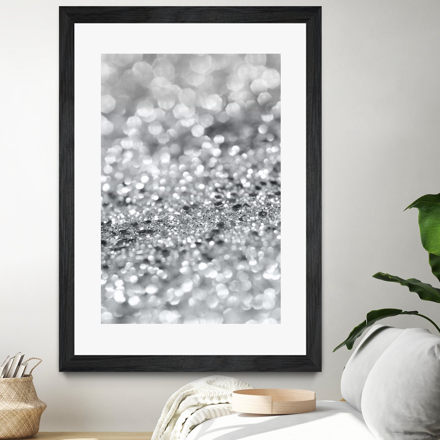 Silver Gray Lady Glitter #1 #shiny #decor #art by Anita & Bella Jantz on GIANT ART - gray photo manipulation