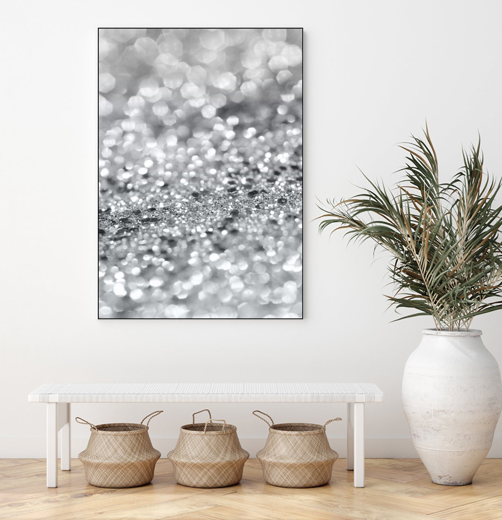 Silver Gray Lady Glitter #1 #shiny #decor #art by Anita & Bella Jantz on GIANT ART - gray photo manipulation