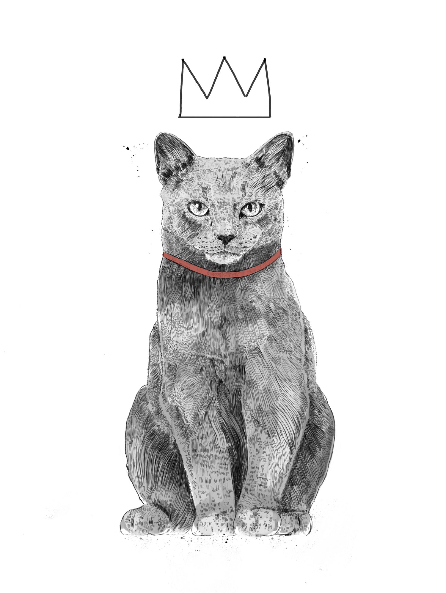 King Of Everything by Solti Balázs on GIANT ART - white digital drawing