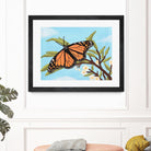 Monarch Butterfly by Living Word Designs Art Studio on GIANT ART - blue digital drawing