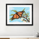 Monarch Butterfly by Living Word Designs Art Studio on GIANT ART - blue digital drawing