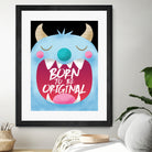 Born To Be Original | Blue Monster by Chiho Watanabe on GIANT ART - blue digital drawing