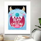 Born To Be Original | Blue Monster by Chiho Watanabe on GIANT ART - blue digital drawing