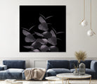 Eucalyptus Leaves Black Black #1 #foliage #decor #art by Anita & Bella Jantz on GIANT ART - black photo illustration