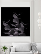 Eucalyptus Leaves Black Black #1 #foliage #decor #art by Anita & Bella Jantz on GIANT ART - black photo illustration