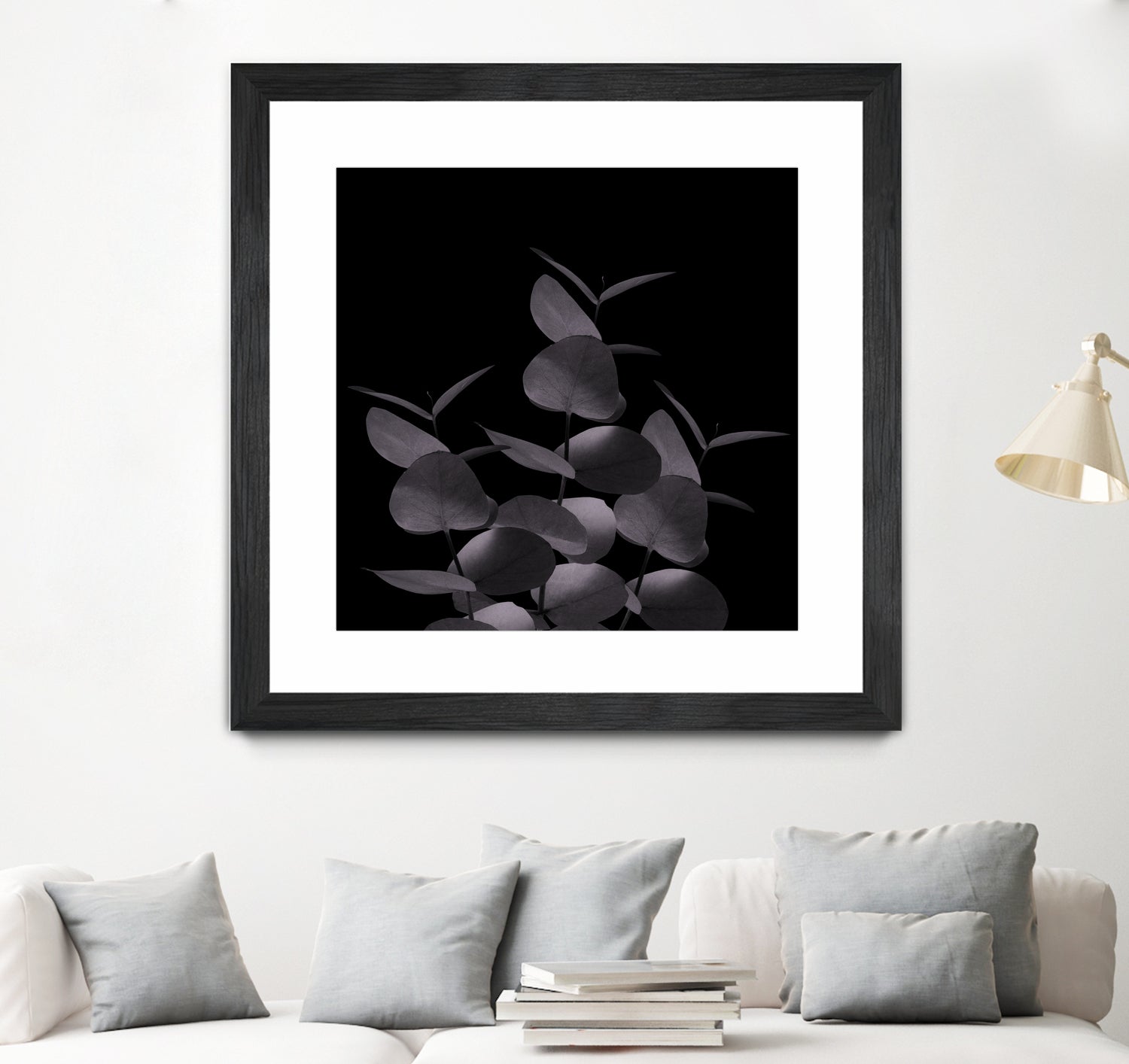 Eucalyptus Leaves Black Black #1 #foliage #decor #art by Anita & Bella Jantz on GIANT ART - black photo illustration