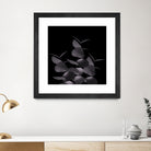 Eucalyptus Leaves Black Black #1 #foliage #decor #art by Anita & Bella Jantz on GIANT ART - black photo illustration