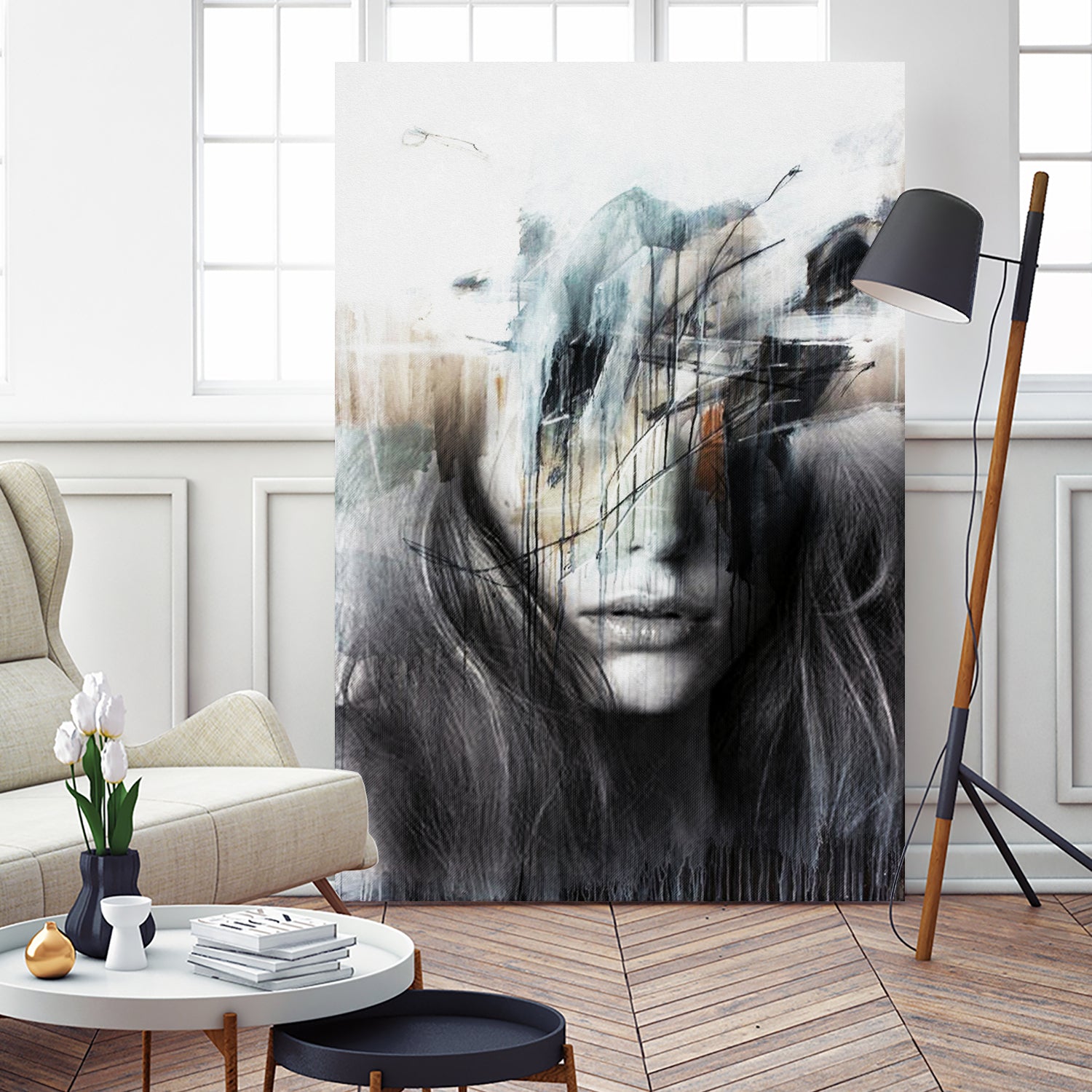 Abstract elegance ... by Menelaos Trompoukis on GIANT ART - white digital painting