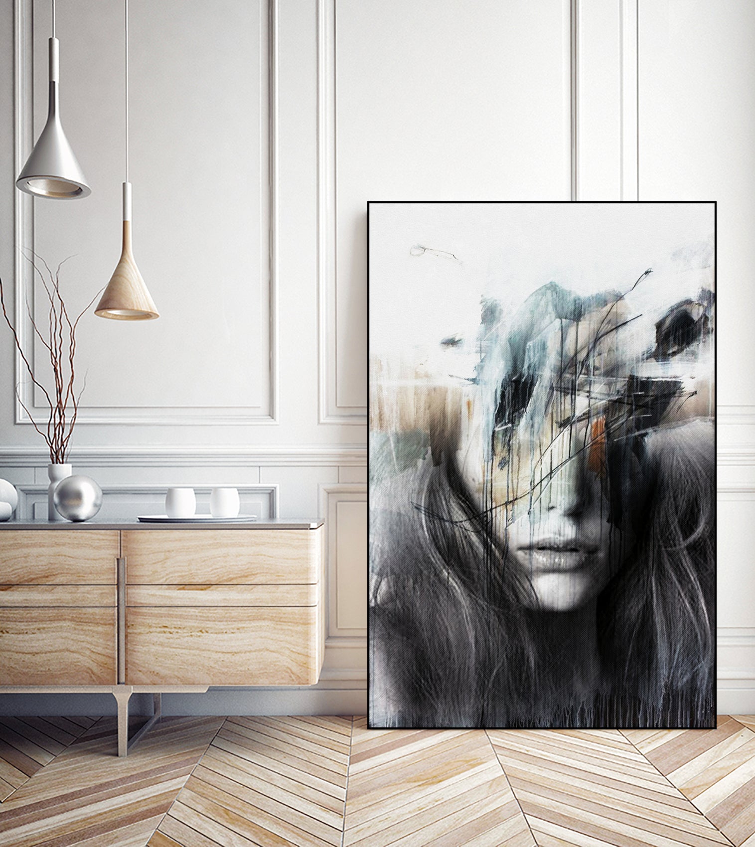 Abstract elegance ... by Menelaos Trompoukis on GIANT ART - white digital painting