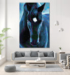 Stallion by Rafael Salazar on GIANT ART - blue digital painting