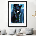 Stallion by Rafael Salazar on GIANT ART - blue digital painting