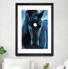 Stallion by Rafael Salazar on GIANT ART - blue digital painting