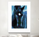 Stallion by Rafael Salazar on GIANT ART - blue digital painting