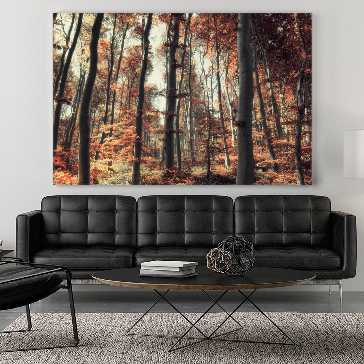 Fall in the woods by Pascal Deckarm on GIANT ART - orange photo manipulation