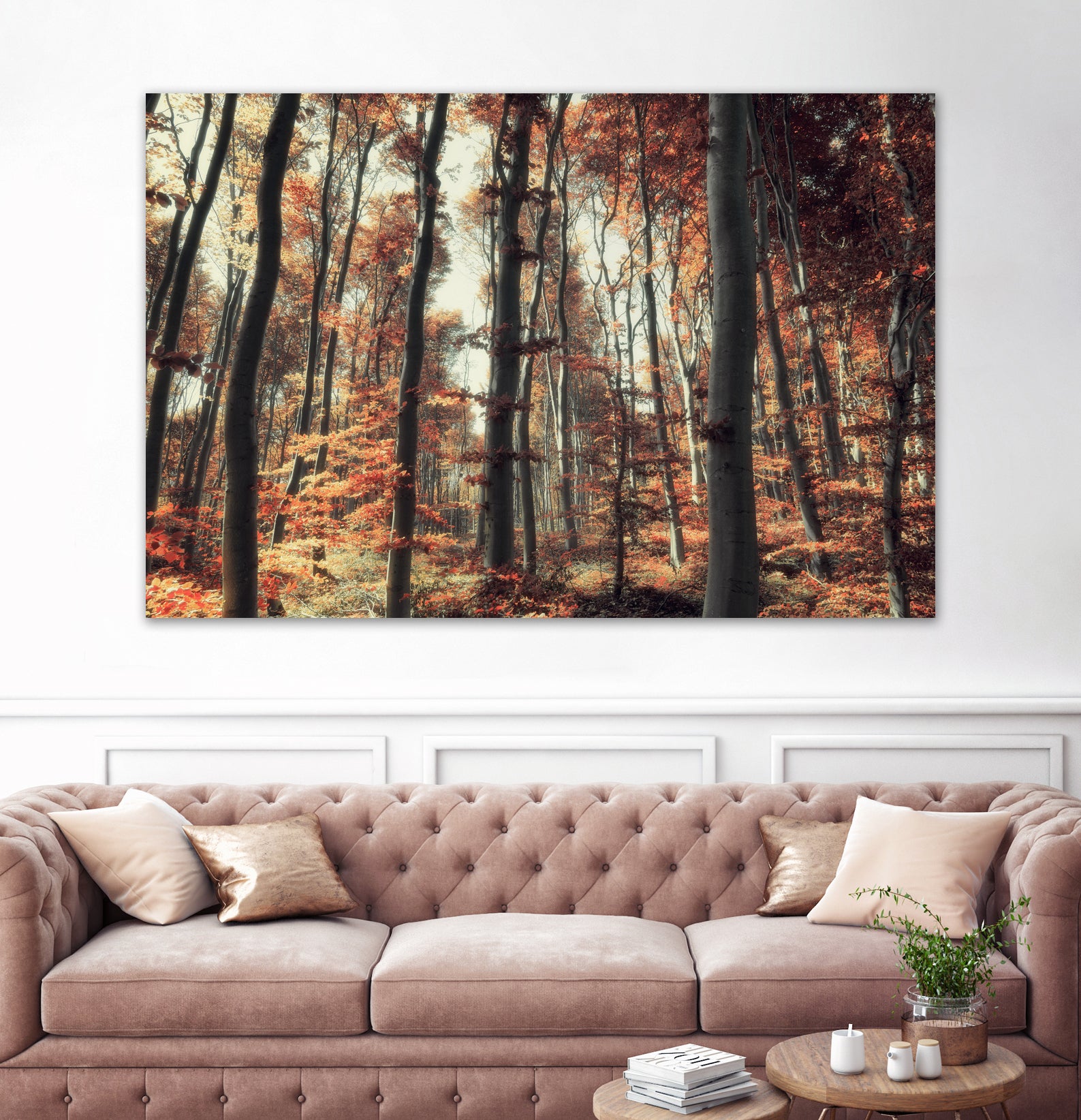 Fall in the woods by Pascal Deckarm on GIANT ART - orange photo manipulation